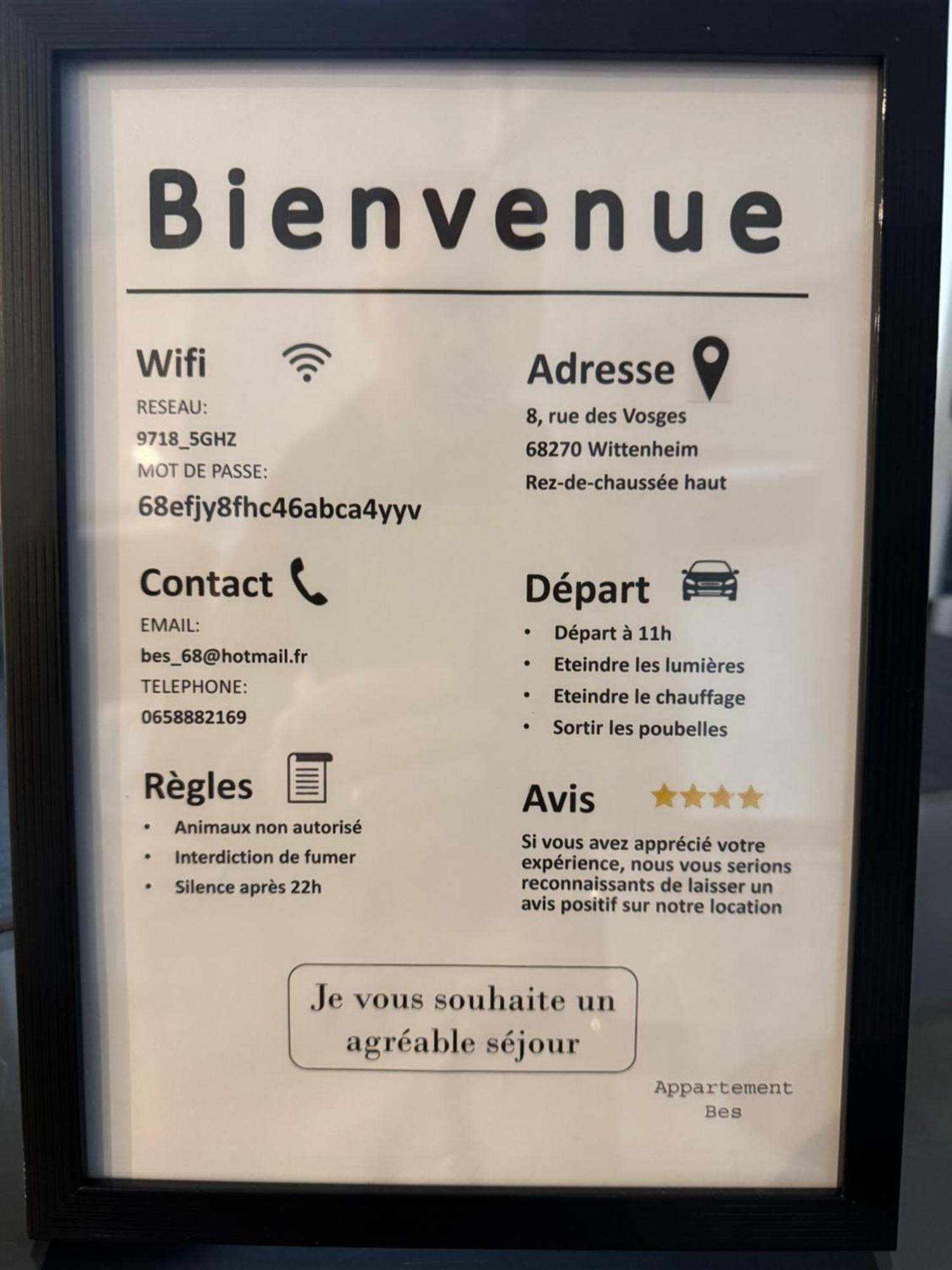ויטנהיים Appartement Bes,, Chaleureux Et Confortable Avec Entree Independante מראה חיצוני תמונה